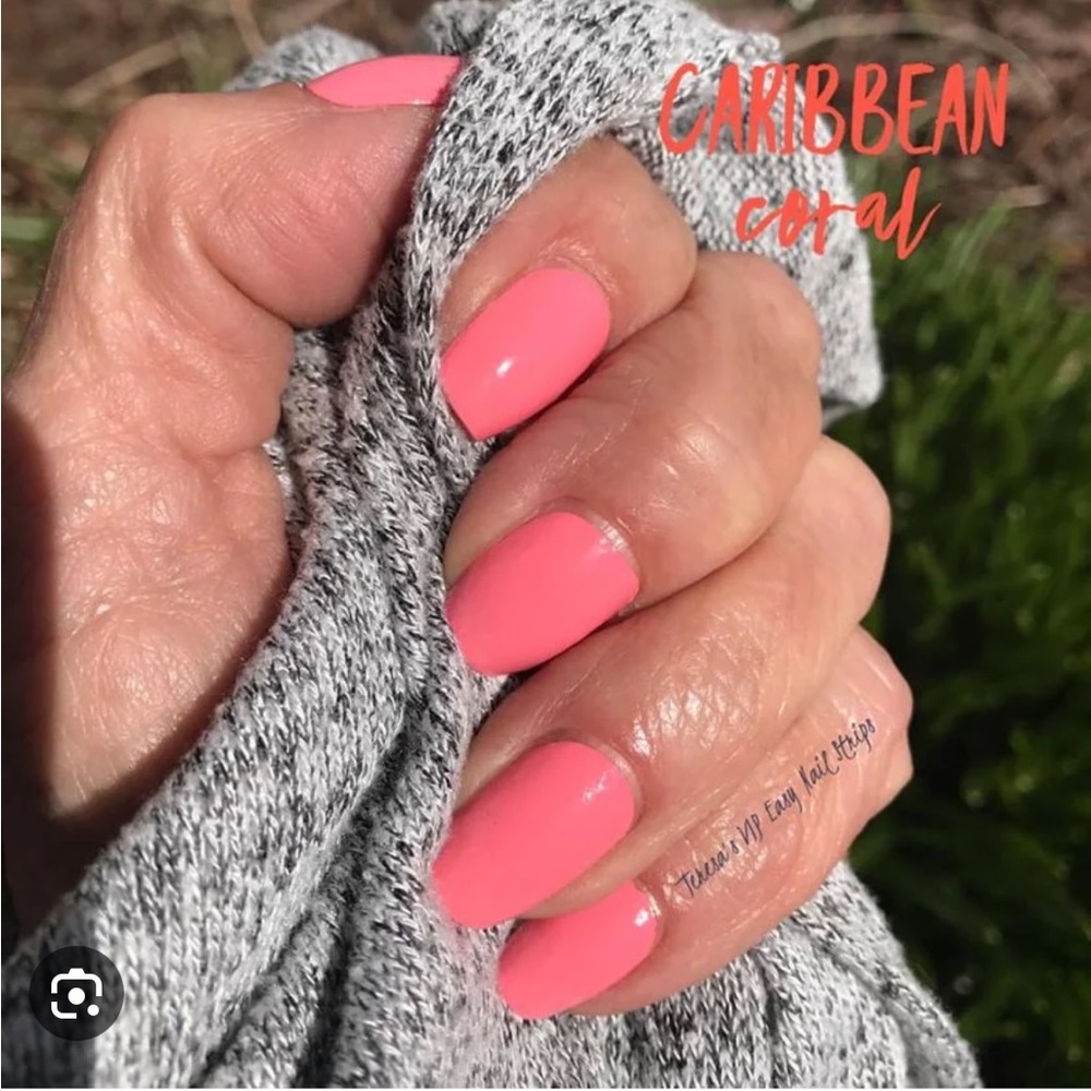 *Retired* Color Street: Caribbean Coral | Spring Summer Tropical Pink Orange